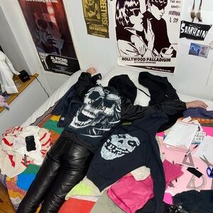 Lace Misfits Hooded Sweatshirt